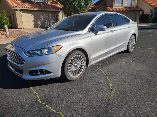 3FA6P0K98ER276795 - 2014 FORD FUSION TITANIUM SILVER photo 2