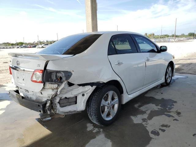 2T1BU4EE5BC602524 - 2011 TOYOTA COROLLA BASE WHITE photo 3