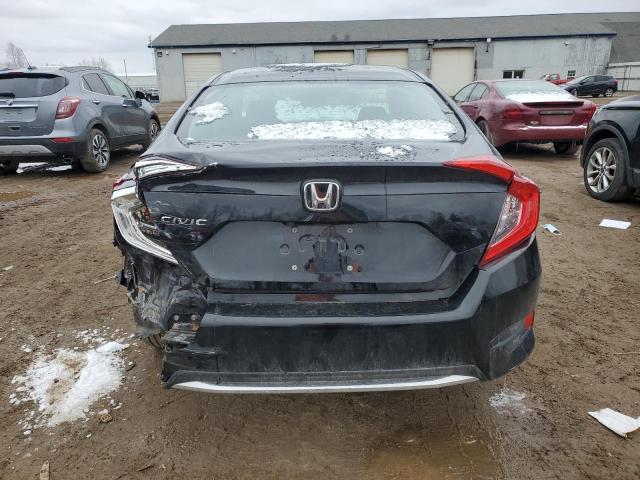 19XFC2F63KE029074 - 2019 HONDA CIVIC LX BLACK photo 6