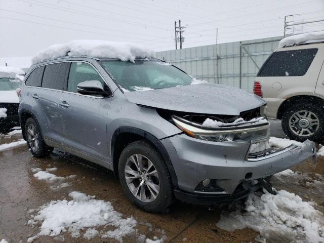5TDJKRFH2FS133994 - 2015 TOYOTA HIGHLANDER XLE Gümüş foto 4