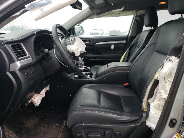 5TDJKRFH2FS133994 - 2015 TOYOTA HIGHLANDER XLE Gümüş foto 7