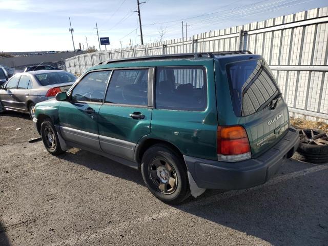 JF1SF6351WH770810 - 1998 SUBARU FORESTER L GREEN photo 2