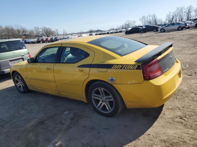 2B3KA53H46H374203 - 2006 DODGE CHARGER R/T YELLOW photo 2