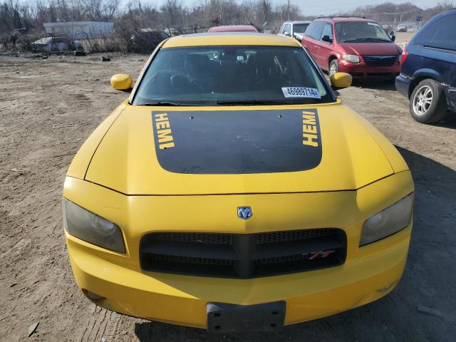 2B3KA53H46H374203 - 2006 DODGE CHARGER R/T YELLOW photo 5