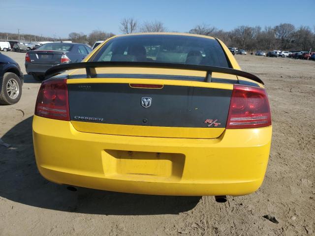 2B3KA53H46H374203 - 2006 DODGE CHARGER R/T YELLOW photo 6