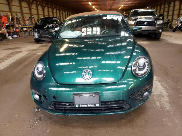 3VW517AT6HM813756 - 2017 VOLKSWAGEN BEETLE S/SE GREEN photo 5