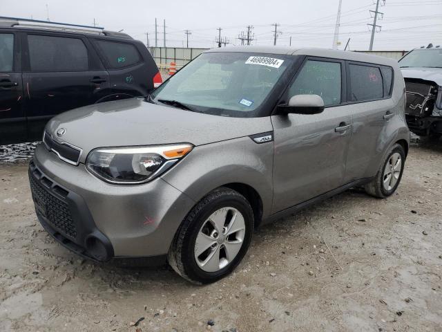 KNDJN2A28F7134983 - 2015 KIA SOUL GRAY photo 1