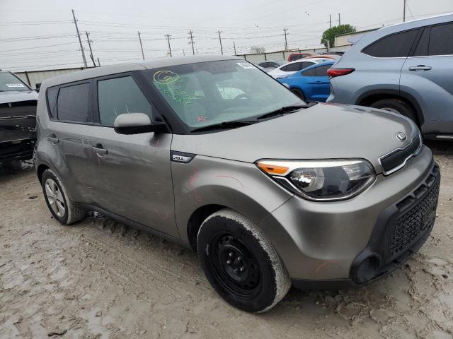 KNDJN2A28F7134983 - 2015 KIA SOUL GRAY photo 4