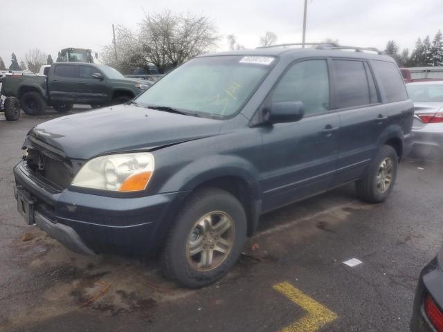 2HKYF18734H587151 - 2004 HONDA PILOT EXL CHARCOAL photo 1