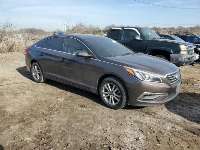 5NPE24AFXFH034002 - 2015 HYUNDAI SONATA SE BROWN photo 4