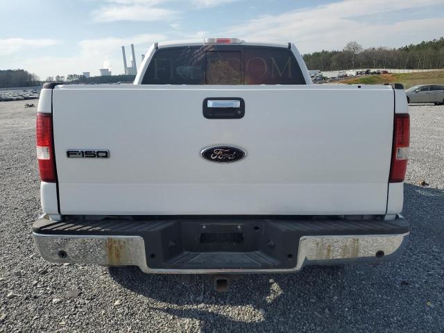 1FTPW14526FA20605 - 2006 FORD F150 SUPERCREW WHITE photo 6