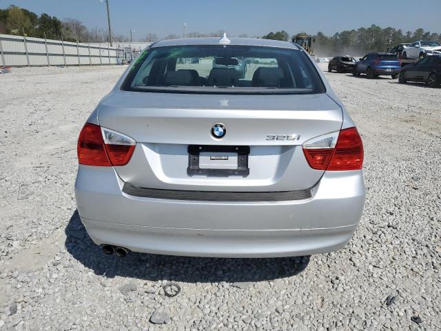 WBAVB13516PT14928 - 2006 BMW 325 I SILVER photo 6