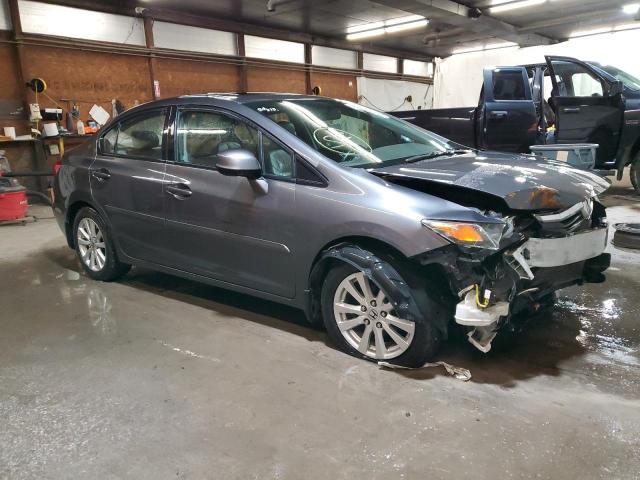 2HGFB2F99CH504800 - 2012 HONDA CIVIC EXL GRAY photo 4