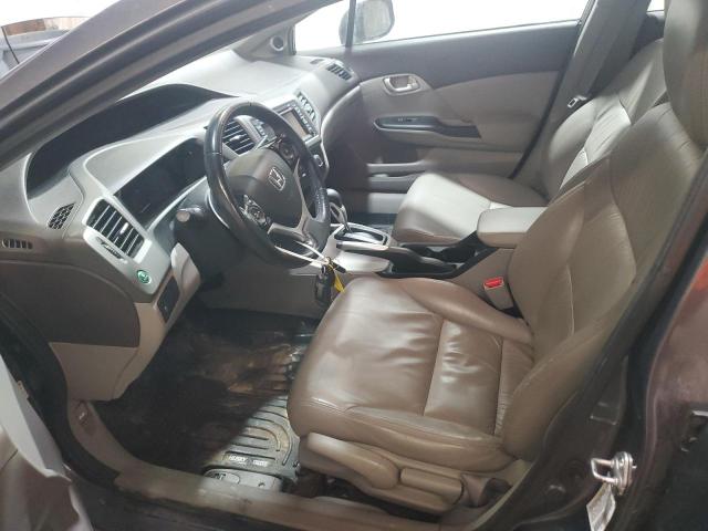 2HGFB2F99CH504800 - 2012 HONDA CIVIC EXL GRAY photo 7