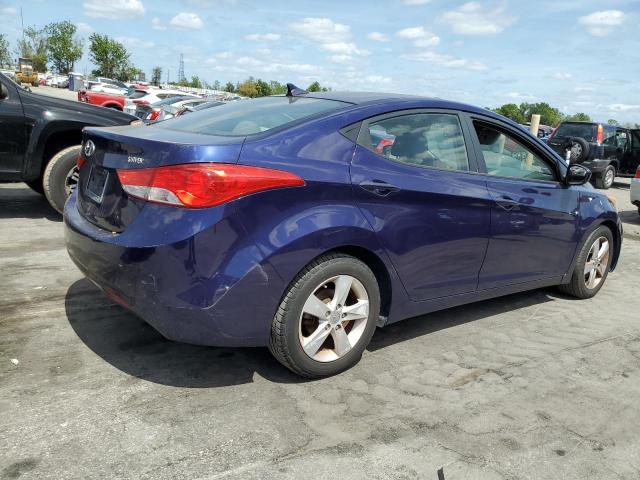 5NPDH4AE9DH268632 - 2013 HYUNDAI ELANTRA GLS BLUE photo 3