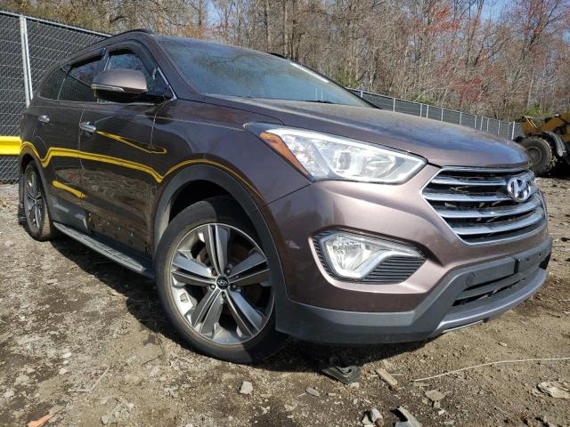 KM8SRDHF6EU086022 - 2014 HYUNDAI SANTA FE GLS BROWN photo 4