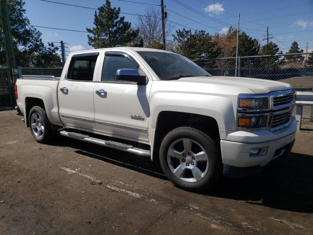 3GCUKTEC3EG433590 - 2014 CHEVROLET SILVERADO K1500 HIGH COUNTRY WHITE photo 4