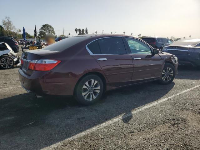 1HGCR2F37EA100499 - 2014 HONDA ACCORD LX BURGUNDY photo 3