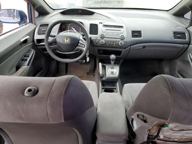 1HGFA16546L085448 - 2006 HONDA CIVIC LX BLUE photo 8