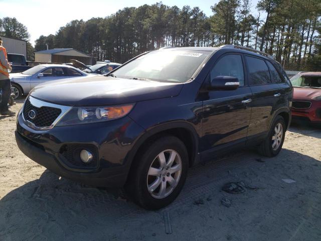 5XYKT4A61DG353387 - 2013 KIA SORENTO LX BLUE photo 1