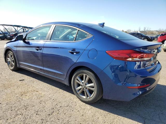 5NPD84LF5HH060596 - 2017 HYUNDAI ELANTRA SE BLUE photo 2