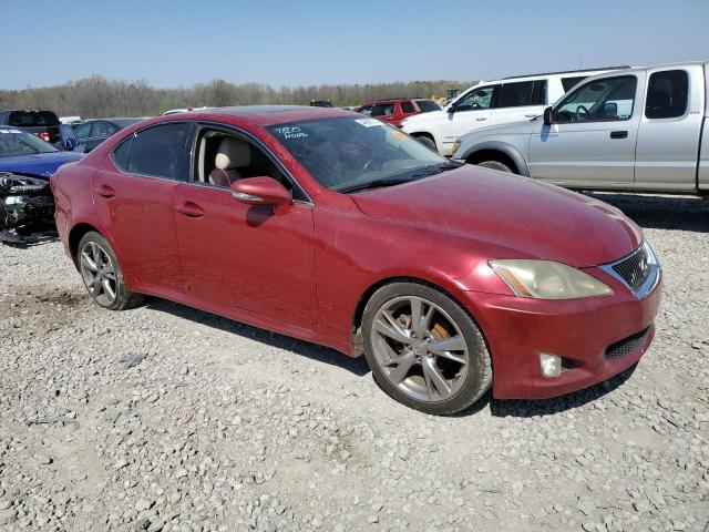 JTHBF5C20A5112463 - 2010 LEXUS IS 250 RED photo 4