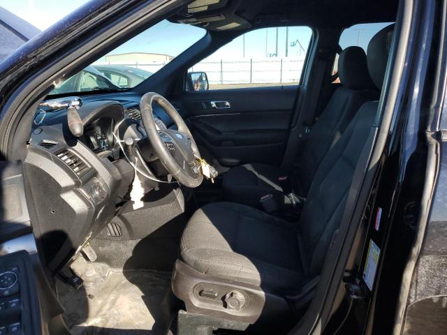 1FM5K8AR2JGB68934 - 2018 FORD EXPLORER POLICE INTERCEPTOR შავი ფოტო 7