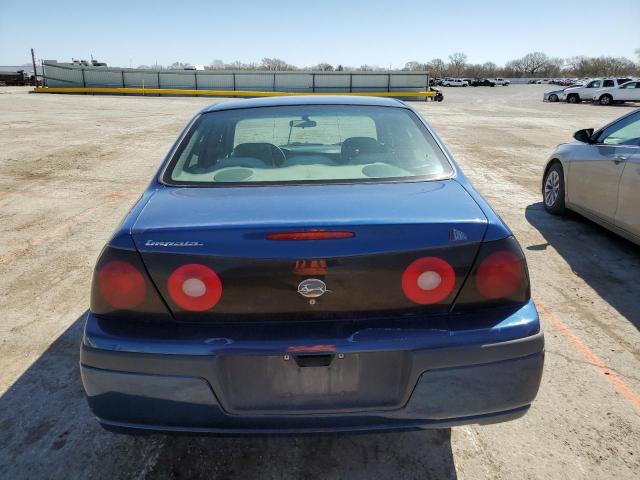 2G1WF52E159173854 - 2005 CHEVROLET IMPALA BLUE photo 6