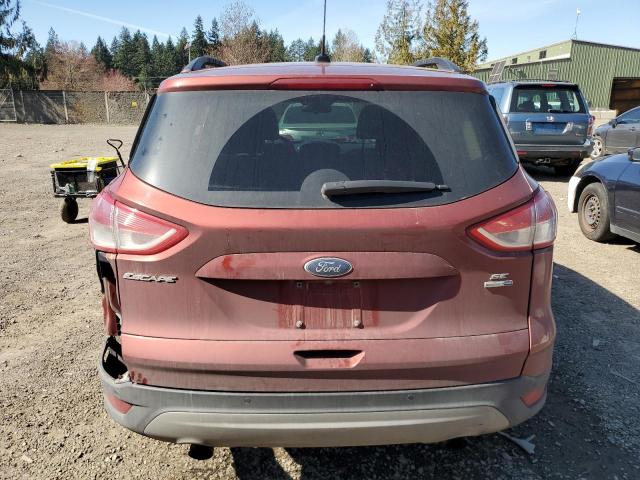 1FMCU9GX3GUC09322 - 2016 FORD ESCAPE SE BURGUNDY photo 6