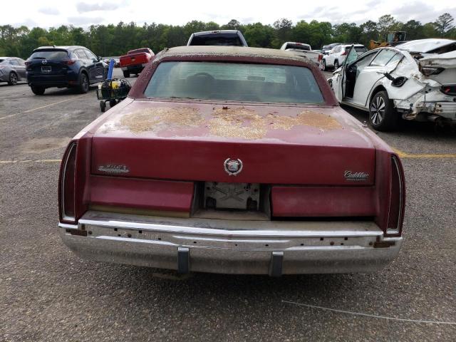 1G6DW52P8RR700609 - 1994 CADILLAC FLEETWOOD BASE RED photo 6