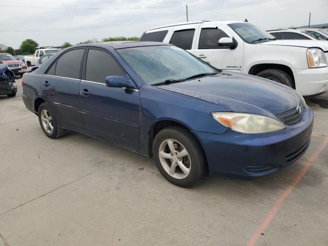 4T1BE32K73U191922 - 2003 TOYOTA CAMRY LE BLUE photo 4