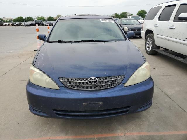 4T1BE32K73U191922 - 2003 TOYOTA CAMRY LE BLUE photo 5