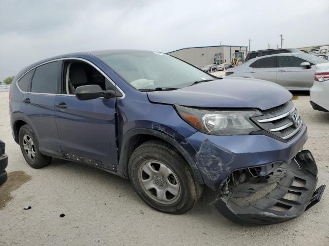 2HKRM4H37EH705762 - 2014 HONDA CR-V LX BLUE photo 4