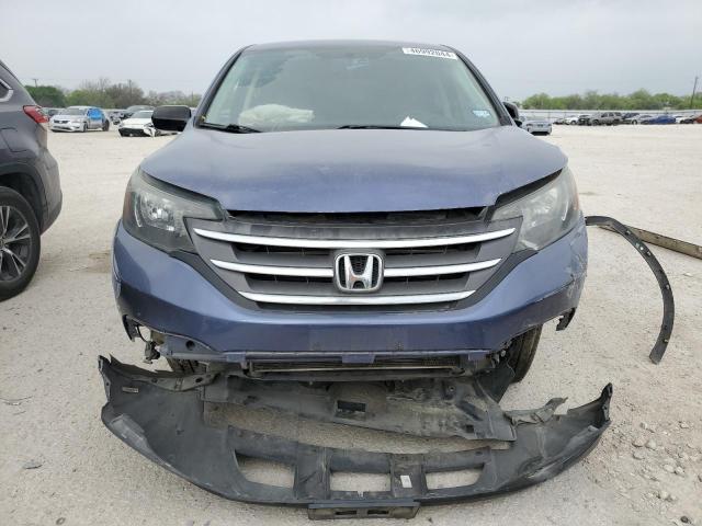 2HKRM4H37EH705762 - 2014 HONDA CR-V LX BLUE photo 5