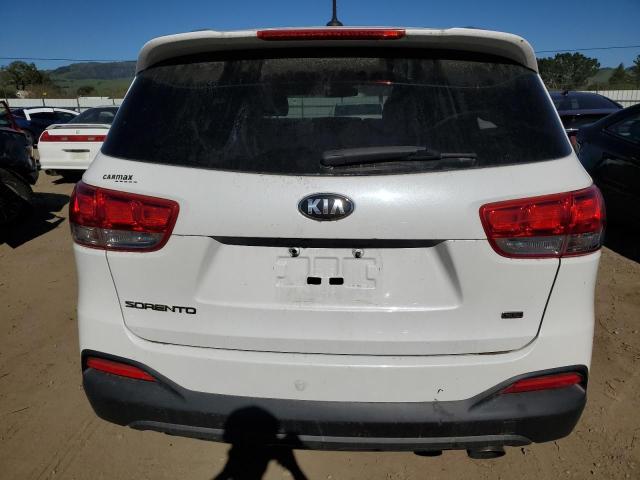 5XYPG4A30HG263394 - 2017 KIA SORENTO LX WHITE photo 6