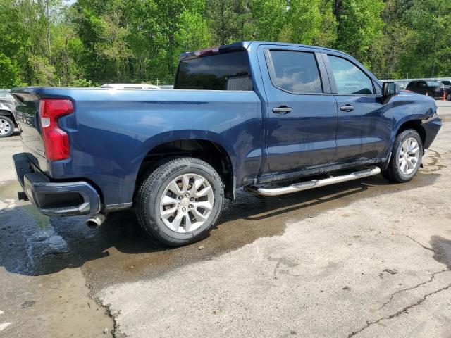 3GCPWBEH3LG351668 - 2020 CHEVROLET SILVERADO C1500 CUSTOM BLUE photo 3