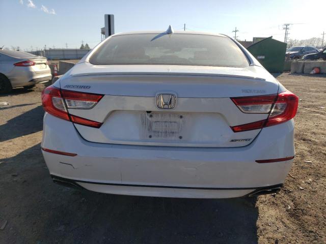 1HGCV1F33JA042911 - 2018 HONDA ACCORD SPORT WHITE photo 6