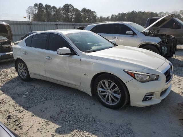 JN1EV7AP1HM734018 - 2017 INFINITI Q50 PREMIUM WHITE photo 4