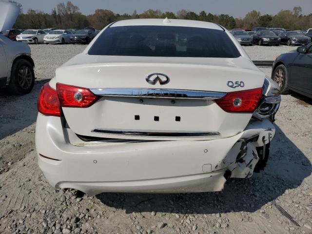 JN1EV7AP1HM734018 - 2017 INFINITI Q50 PREMIUM WHITE photo 6