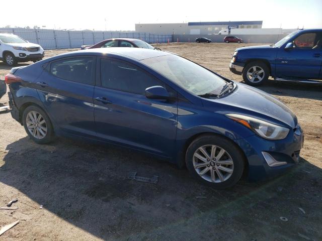 KMHDH4AE7GU556834 - 2016 HYUNDAI ELANTRA SE BLUE photo 4