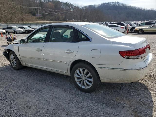 KMHFC46F48A290586 - 2008 HYUNDAI AZERA SE WHITE photo 2