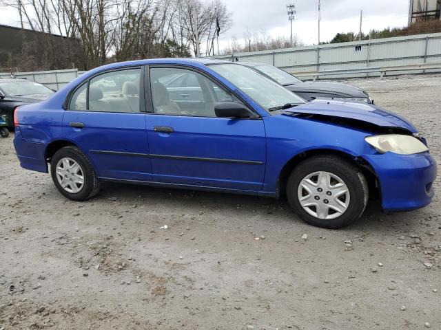 2HGES16324H602781 - 2004 HONDA CIVIC DX VP BLUE photo 4