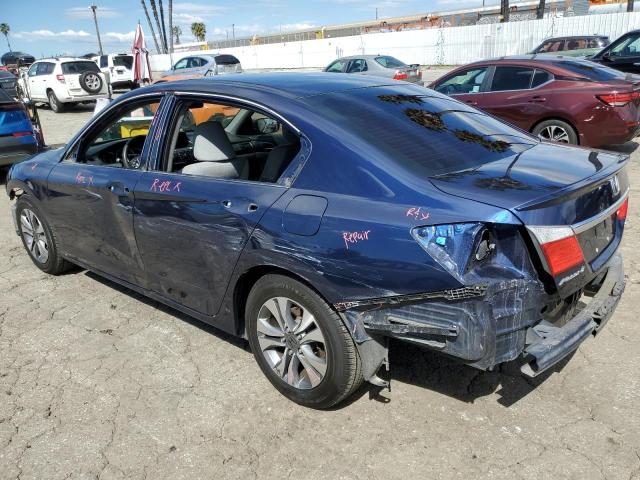 1HGCR2F33DA049260 - 2013 HONDA ACCORD LX BLUE photo 2