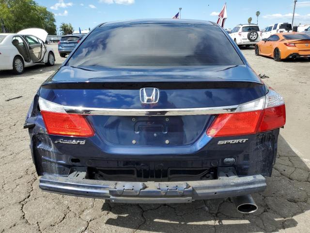 1HGCR2F33DA049260 - 2013 HONDA ACCORD LX BLUE photo 6