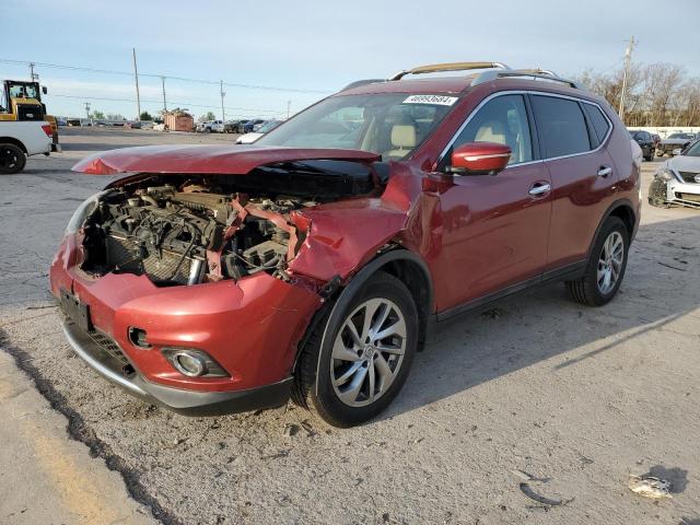 5N1AT2MV1FC773091 - 2015 NISSAN ROGUE S MAROON photo 1