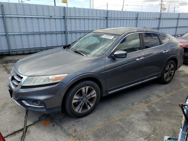 5J6TF1H59EL001052 - 2014 HONDA CROSSTOUR EXL ნაცრისფერი ფოტო 1