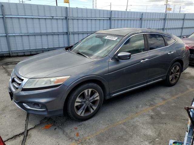 5J6TF1H59EL001052 - 2014 HONDA CROSSTOUR EXL GRAY photo 1