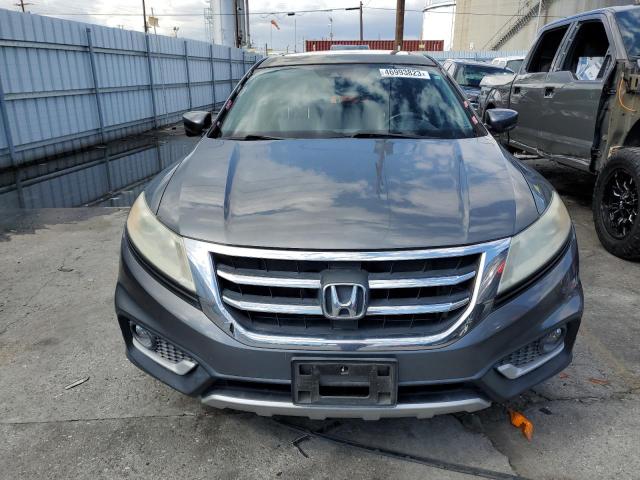 5J6TF1H59EL001052 - 2014 HONDA CROSSTOUR EXL GRAY photo 5