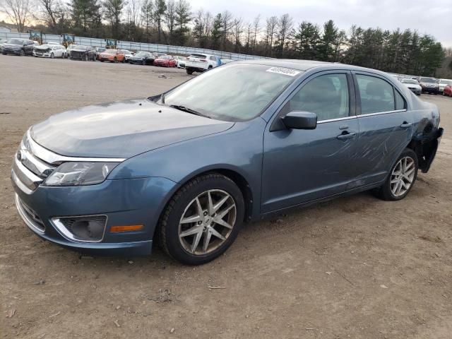 3FAHP0JA9CR336472 - 2012 FORD FUSION SEL BLUE photo 1