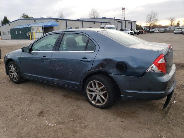 3FAHP0JA9CR336472 - 2012 FORD FUSION SEL BLUE photo 2